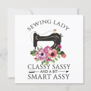 Naailady Klas Sassy En Een Beetje Slim Assy Kaart