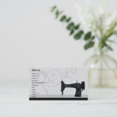 naaimachine - bedrijf visitekaartje (Staand voorkant)