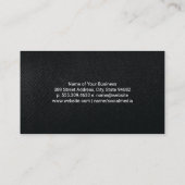 Naaimachine bloemen | naaister visitekaartje (Achterkant)