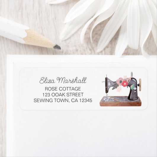 naaimachine Boho Floral Bouquet Etiket (Insitu)