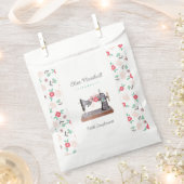  naaimachine Boho Floral Paper Bag Bedankzakje (Geknipt)
