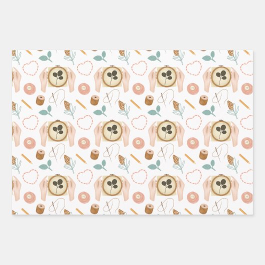 Naaimachine, borduurmachine en werktuigmachine inpakpapier vel (Voorkant 2)