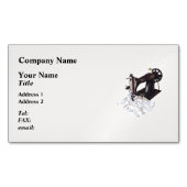  naaimachine Circa 1900 Magnetisch Visitekaartje (Voorkant)