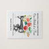 Naaimachine Citaat zwart-wit - mondstuk Legpuzzel (Horizontaal)