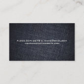 naaimachine | Denim Visitekaartje (Achterkant)