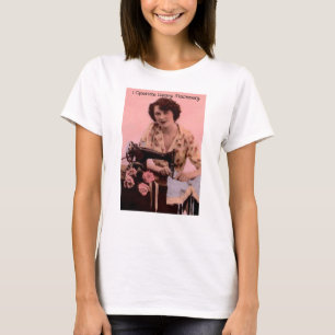  naaimachine die zware machines bedient t-shirt