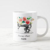 Naaimachine Dressmaker Black White Extra Grote Beker (Rechts)