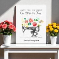 Naaimachine Dressmaker Zwart Wit Quote