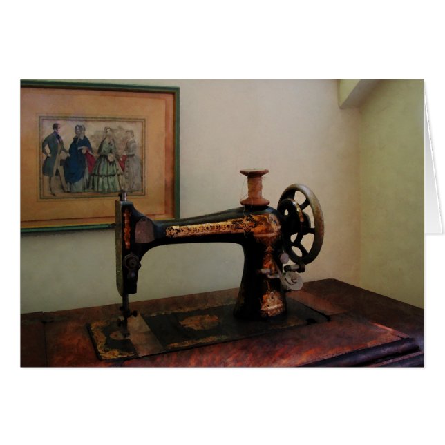 naaimachine en lithograaf (Voorkant Horizontaal)
