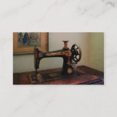naaimachine en lithograaf visitekaartje (Achterkant)