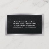 Naaimachine en stof visitekaartje (Achterkant)