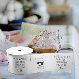 naaimachine handcraft productetiket lint