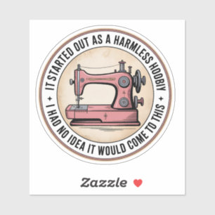  naaimachine hobby Sticker