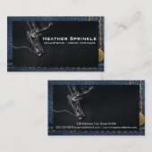 Naaimachine | Jeans | Stikken Visitekaartje (Voorkant / Achterkant)