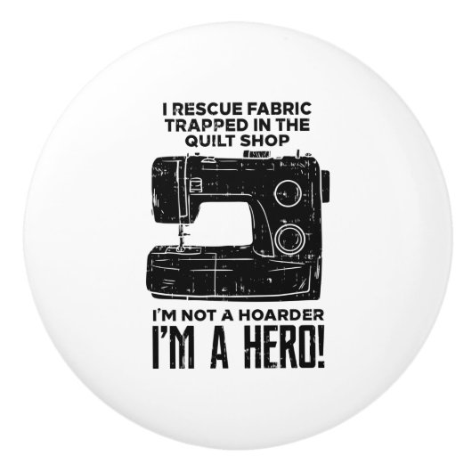 naaimachine keramische knop (Voorkant)