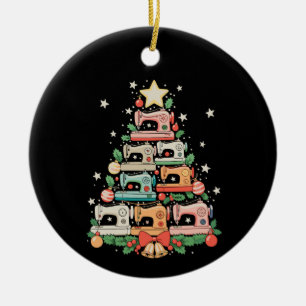 Naaimachine Kerstboom Steek Brei Naai Kerstmis Keramisch Ornament