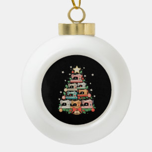Naaimachine Kerstboom Steek Brei Naai Kerstmis Keramische Bal Ornament
