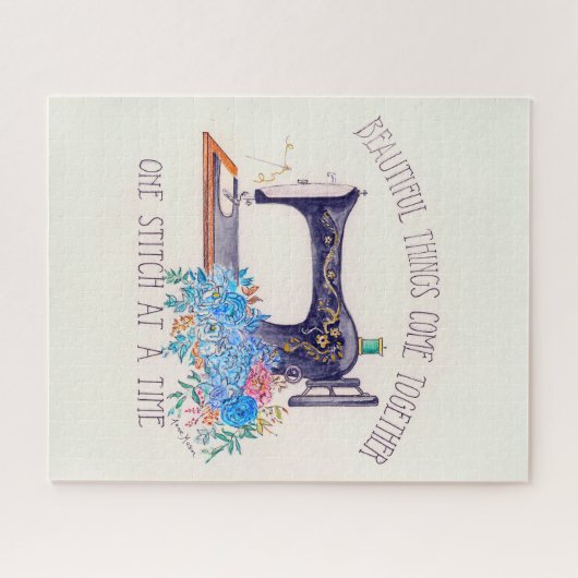 naaimachine legpuzzel (Horizontaal)