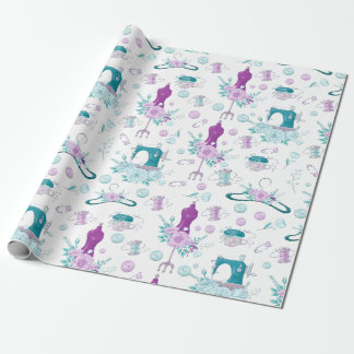 Naaimachine Mannequin-Buttonnen met schroefdruk Cadeaupapier
