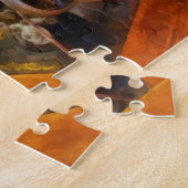 naaimachine met Oranje schroefdraad Legpuzzel (Zijkant)