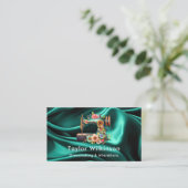 Naaimachine naaimachine groen visitekaartje (Staand voorkant)