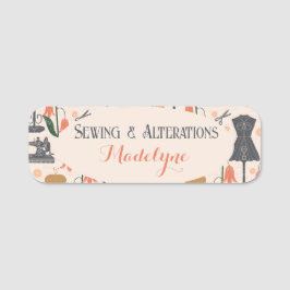  naaimachine naaister kleermaker naamplaatje