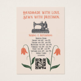  naaimachine naaister kleermaker visitekaartje