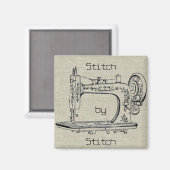  naaimachine, onderdruk magneet (Voorkant / Achterkant)