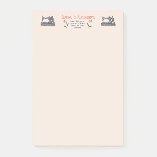 naaimachine op maat post-it® notes (Voorkant)