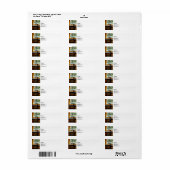 naaimachine per venster etiket (Full Sheet)