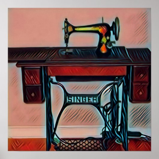 naaimachine poster (Voorkant)