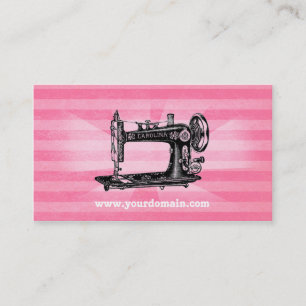 Naaimachine  Roze Visitekaartje