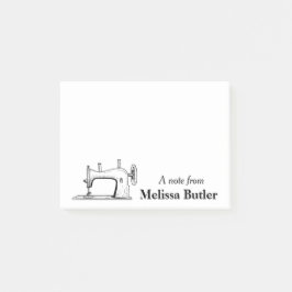  naaimachine, speciaal aangepast post-it® notes