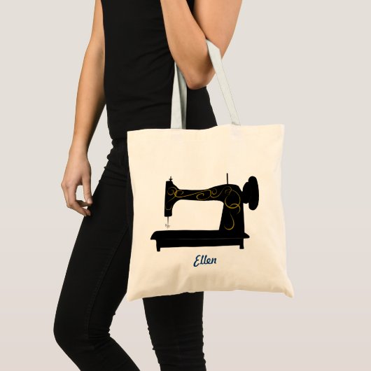 naaimachine tote bag (Voorkant (product))
