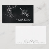 Naaimachine | Vingerhoed en Schaar Visitekaartje (Voorkant / Achterkant)