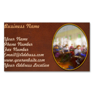 Naaimachine - vlag - Freedom Fabric 1909 Magnetisch Visitekaartje