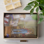 Naaimachine - vlag - Freedom Fabric 1909 Tissuepapier (Geschenk)