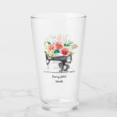 Naaimachine voor kunstdressmaker Tailor Glass Cup Glas (Achterkant)
