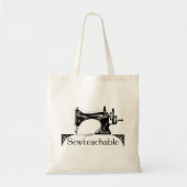 naaimachine voor Vintages Tote Bag (Voorkant)