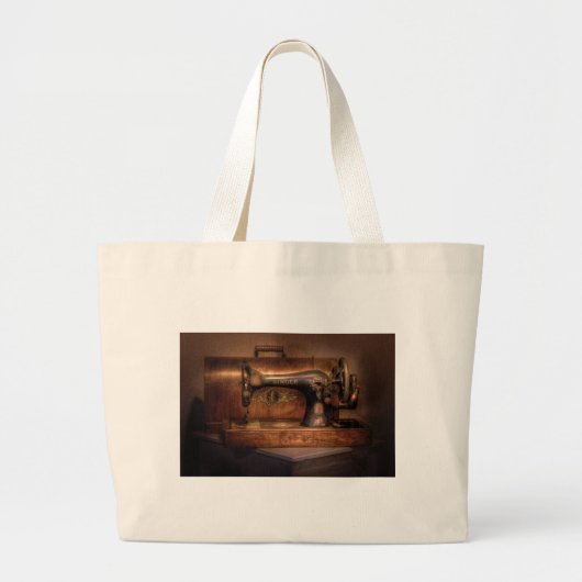 Naaimachine - Zanger Grote Tote Bag (Voorkant)