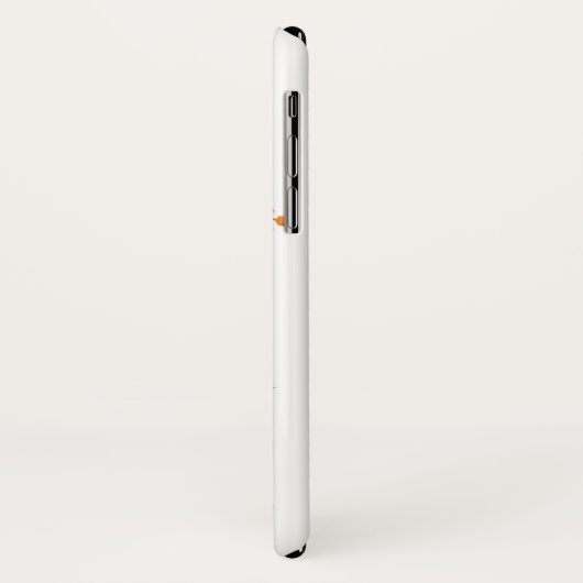 Naaimachine zwart-wit driekwart Case-Mate iPhone case (Achterkant/links)