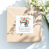 Naaimachine Zwart Wit Naaisters Tailor Label