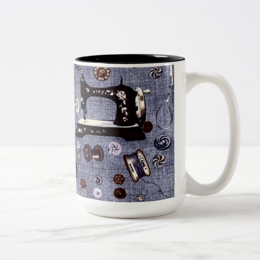 naaimachines Mok van naadloze koffie (Rechts)