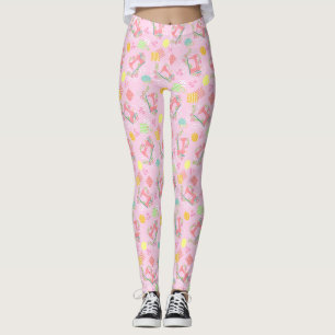 Naaimachines Roze Leggings
