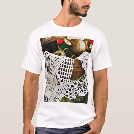 Naaimand met draad en kant t-shirt (Voorkant)