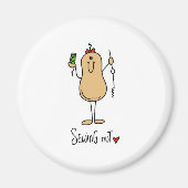 naaimoer magneet (Voorkant)