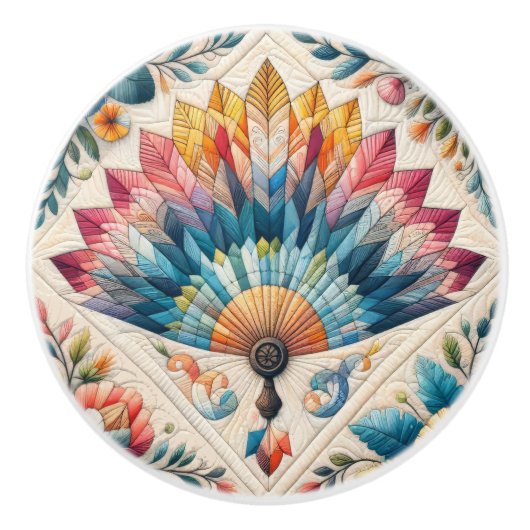 Naaineengroting Keramische Knop (Voorkant)