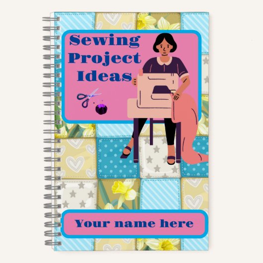 Naaiprojecten Spiraal Notitieboek (Voorkant)