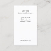  naaischaar op maat visitekaartje (Achterkant)