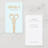  naaischaar op maat visitekaartje (Voorkant / Achterkant)